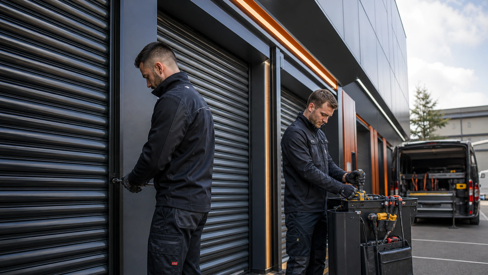 Services Steel Force pour rideaux métalliques